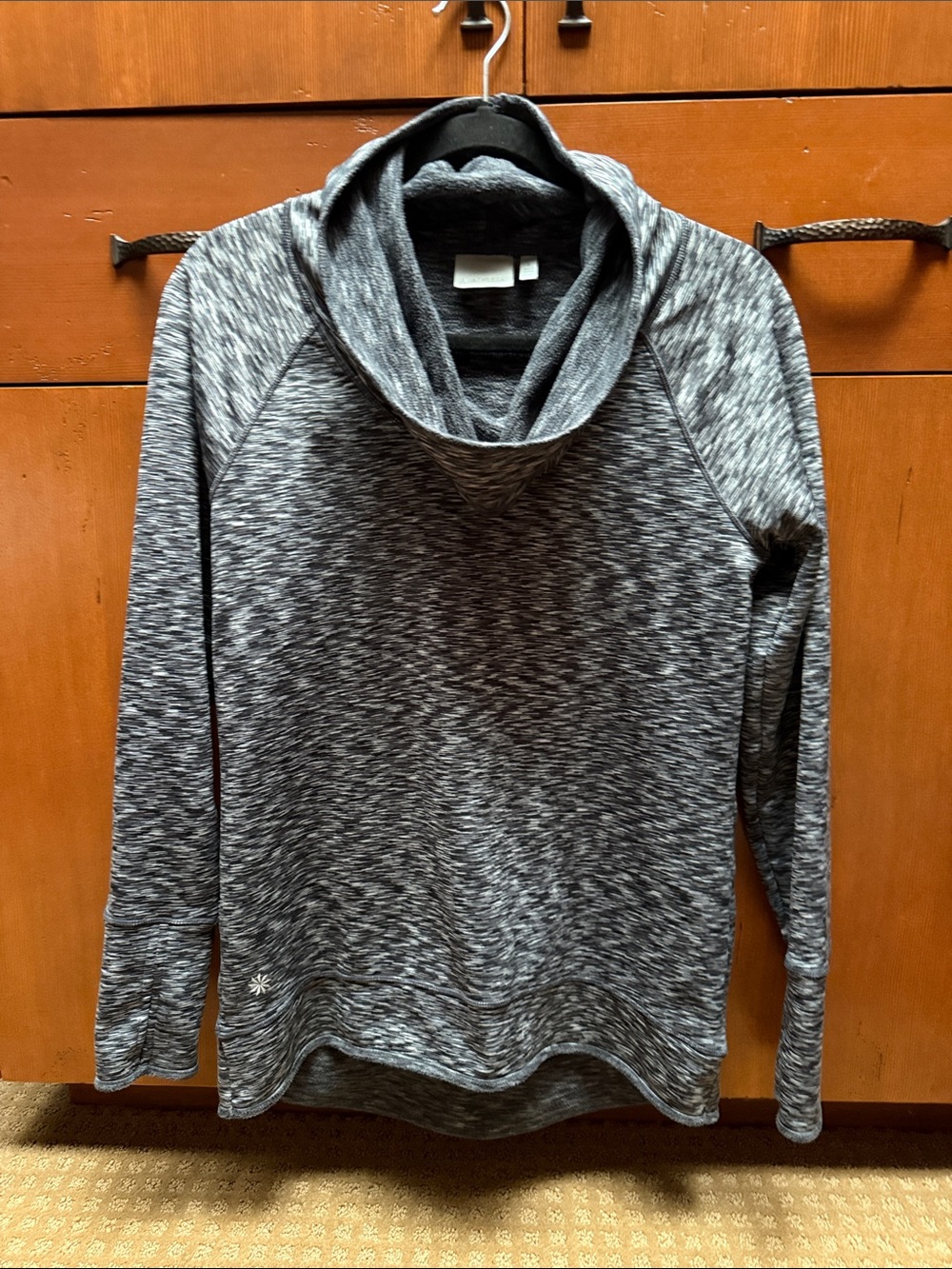 Athleta women’s cowl neck sweater